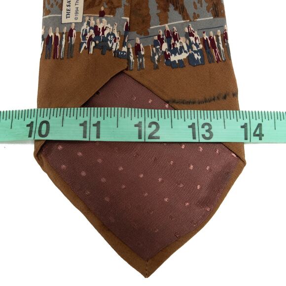 Vintage Norman Rockwell 100% Silk Necktie - Picture 6 of 9